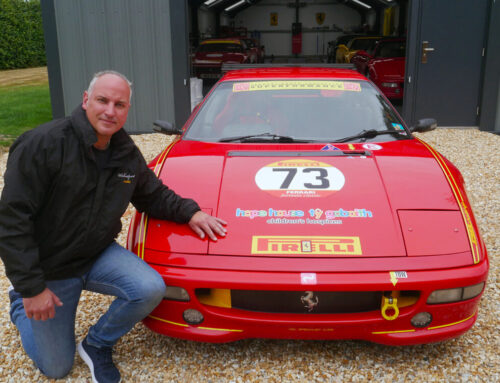 Hope House Children’s Hospices onto a winner with Ferrari racing team