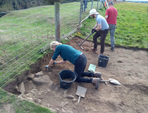 Old Oswestry Hillfort excavation 2022