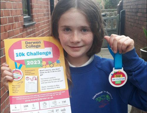 Oswestry school girl takes on Derwen 10K challenge for local good causes